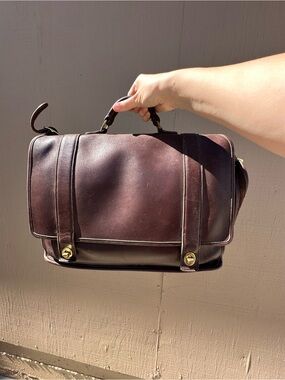 Vintage Coach Essex briefcase #5274 in mahogany